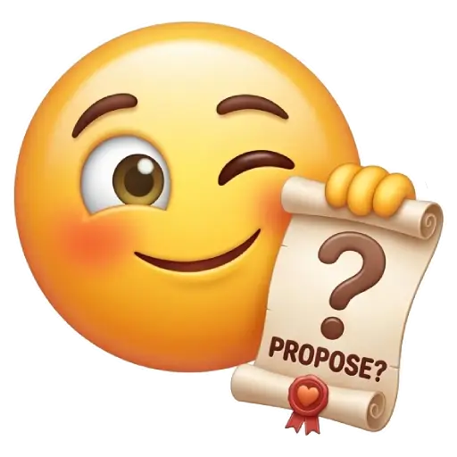 Cute smiley face, stickers, Whatssapp stickers, love, kiss me, valentine, propose